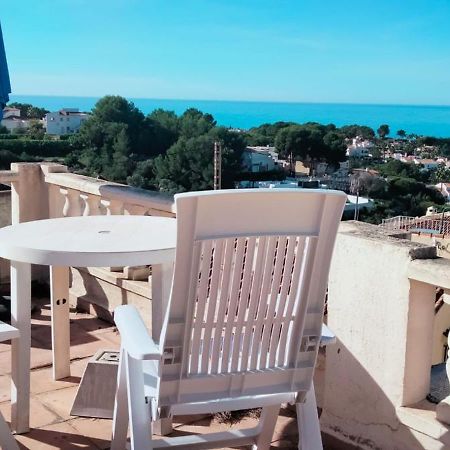 Strandnahe Wohnung Mit Meerblick Moraira Bagian luar foto